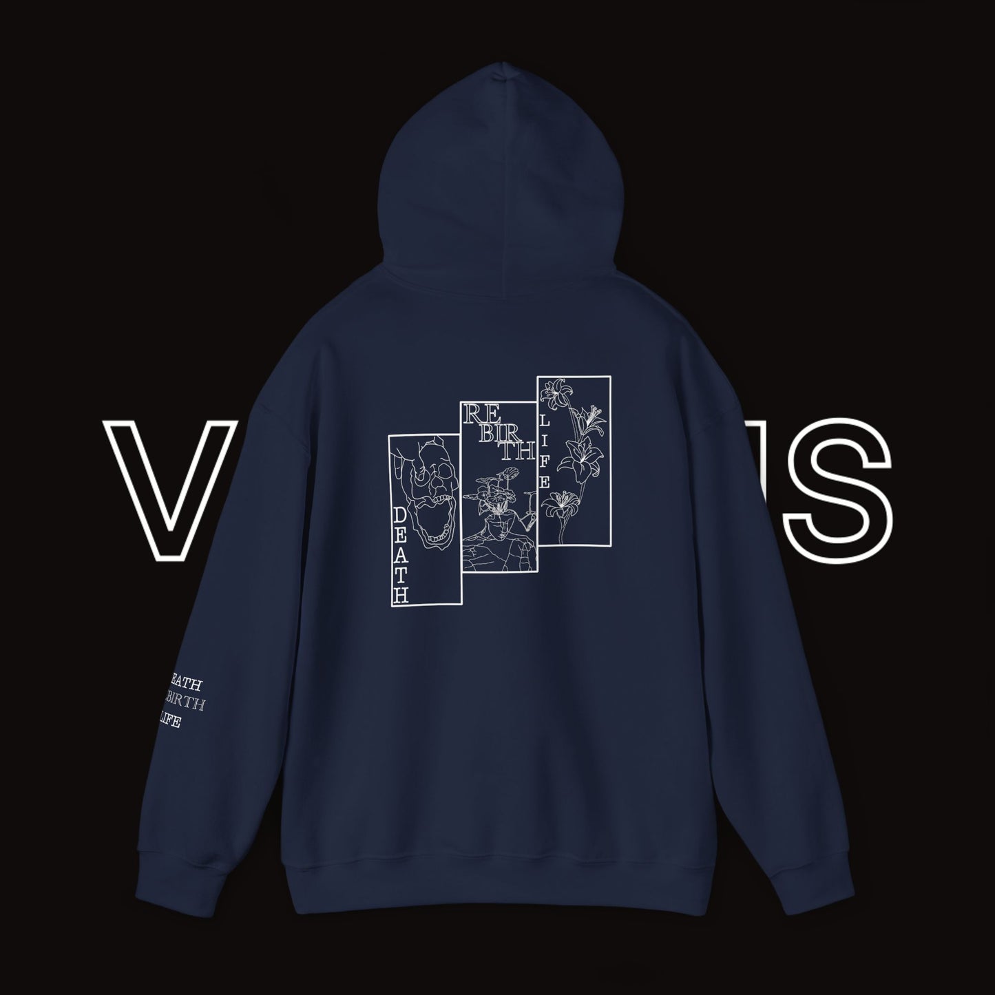 Unisex Hoodie | Vivimus - Death Rebirth Life