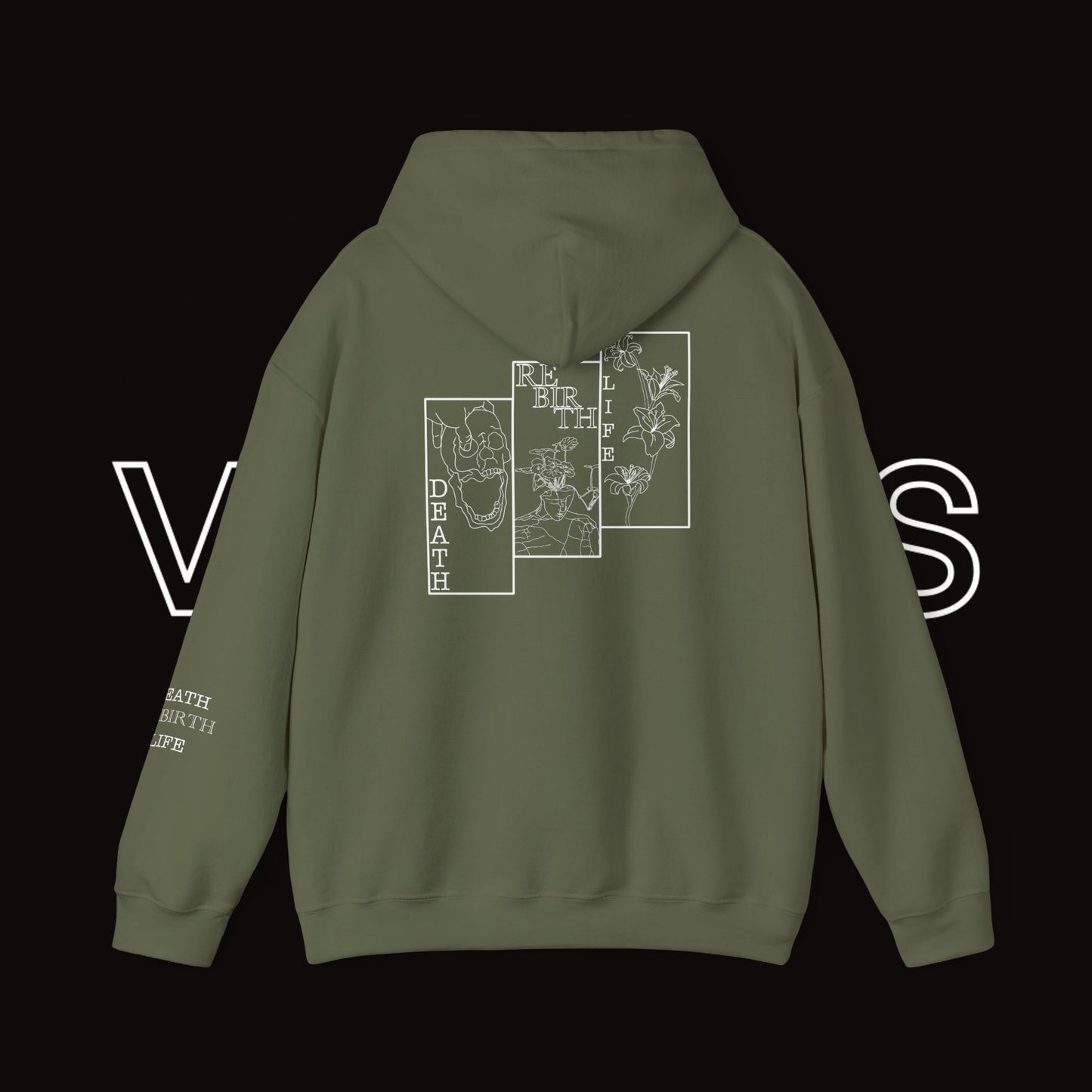 Unisex Hoodie | Vivimus - Death Rebirth Life