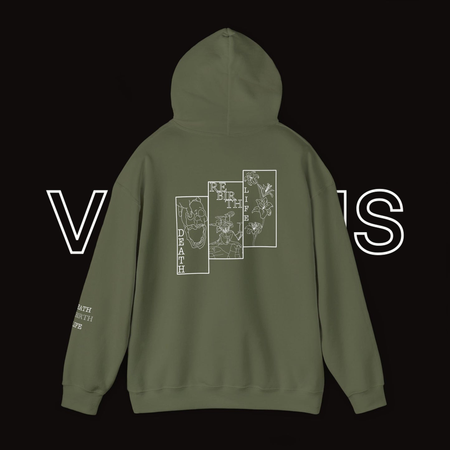 Unisex Hoodie | Vivimus - Death Rebirth Life