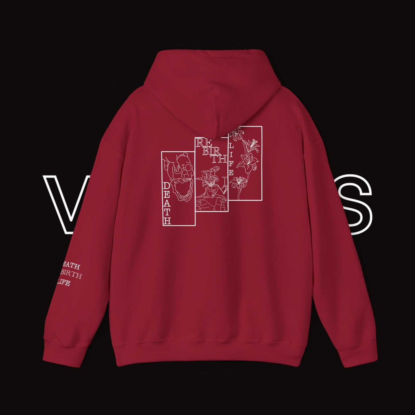 Unisex Hoodie | Vivimus - Death Rebirth Life