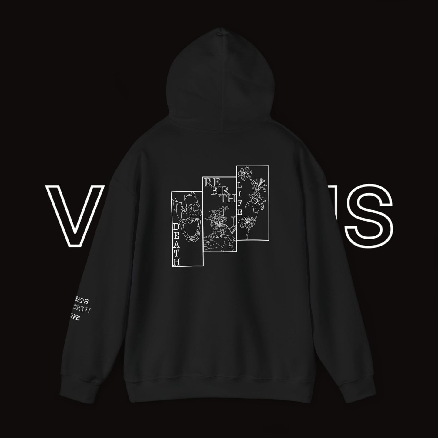 Unisex Hoodie | Vivimus - Death Rebirth Life