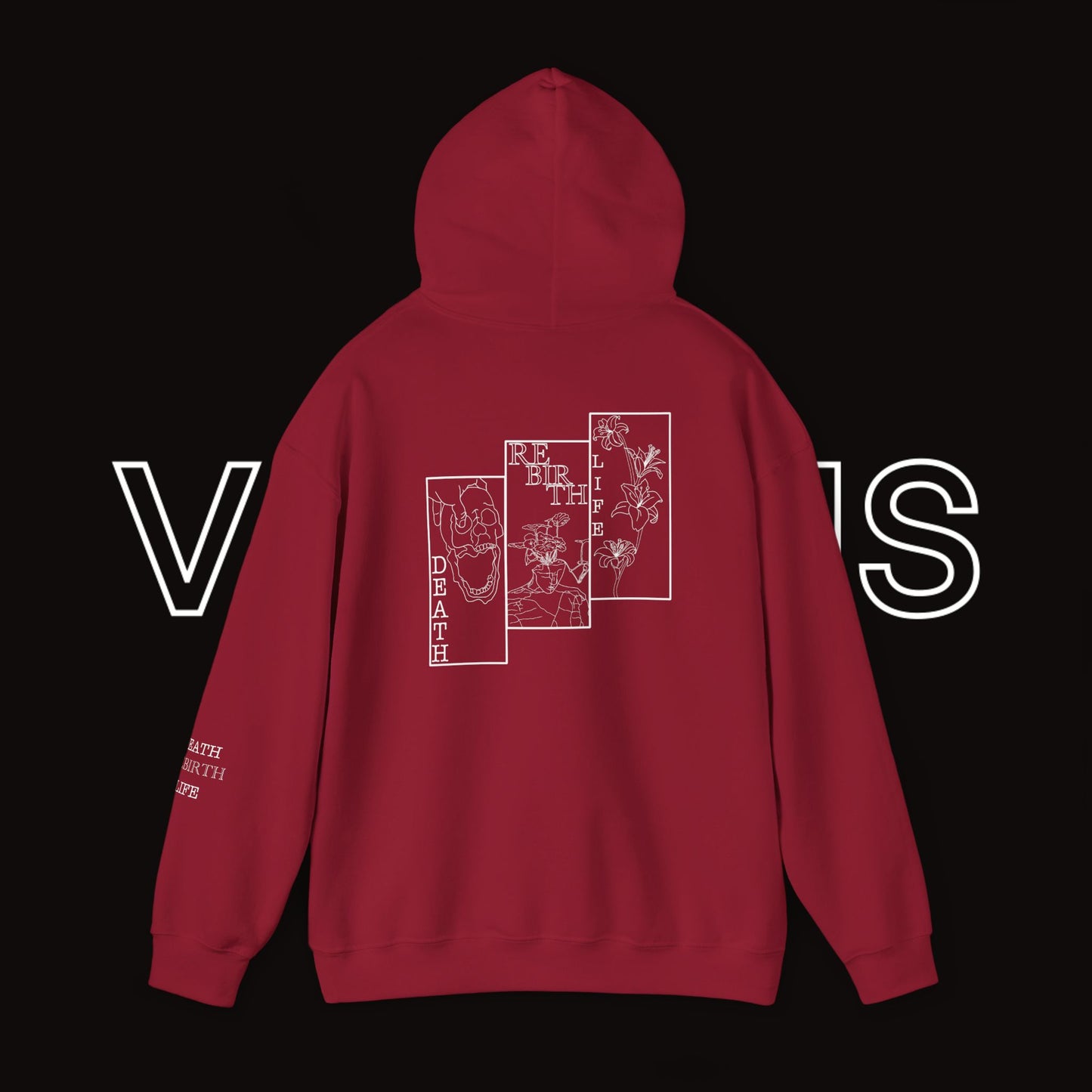 Unisex Hoodie | Vivimus - Death Rebirth Life