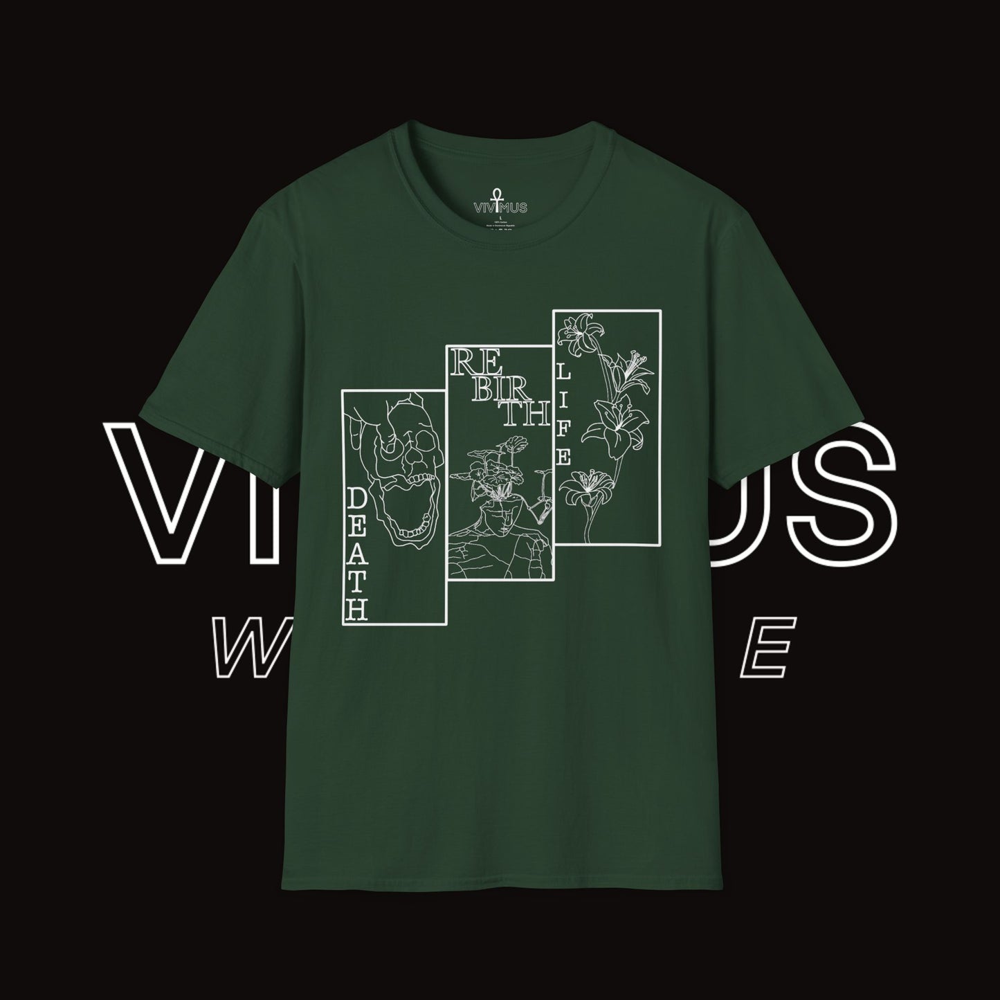 Unisex Soft T-Shirt | Vivimus - Death Rebirth Life