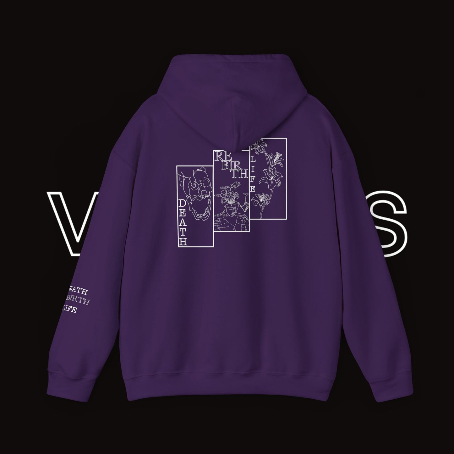 Unisex Hoodie | Vivimus - Death Rebirth Life