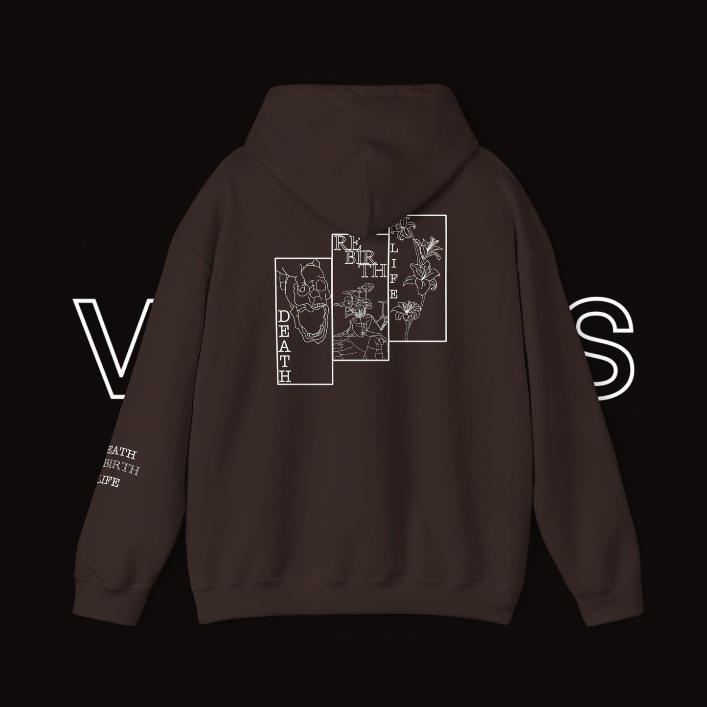 Unisex Hoodie | Vivimus - Death Rebirth Life