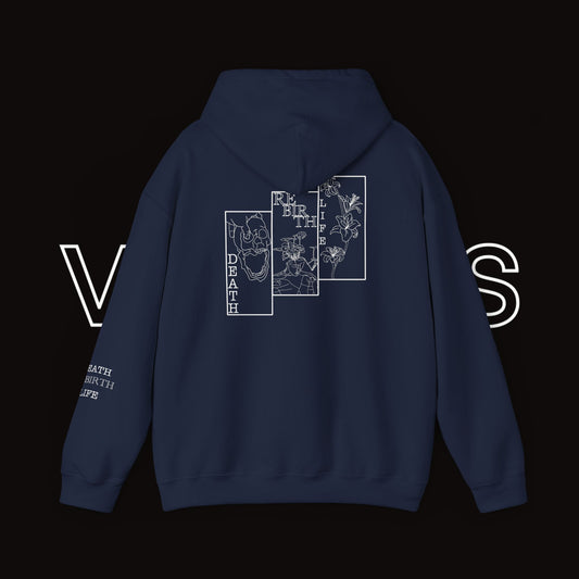 Unisex Hoodie | Vivimus - Death Rebirth Life