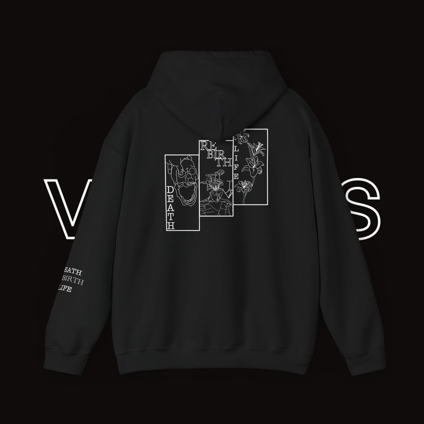 Unisex Hoodie | Vivimus - Death Rebirth Life