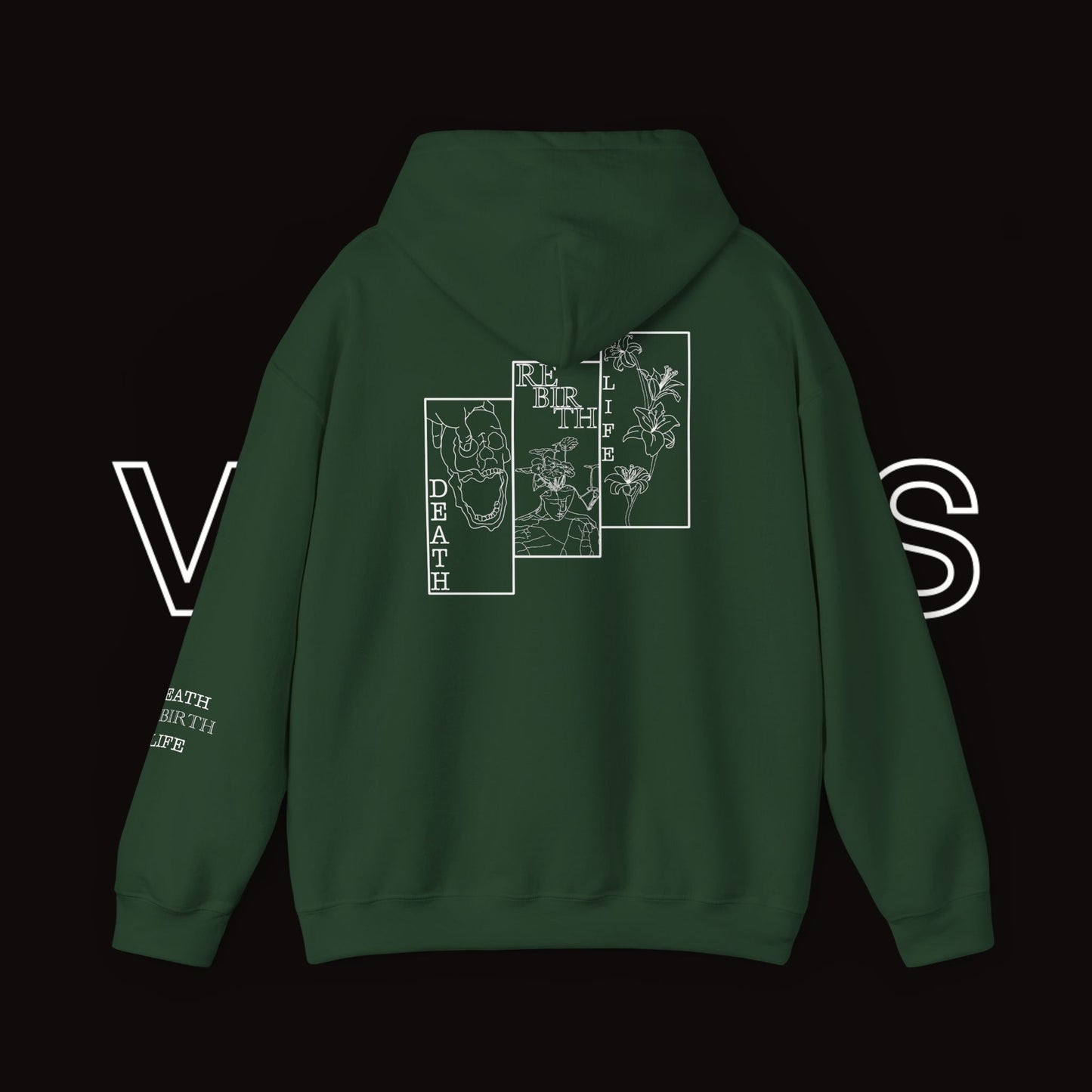 Unisex Hoodie | Vivimus - Death Rebirth Life