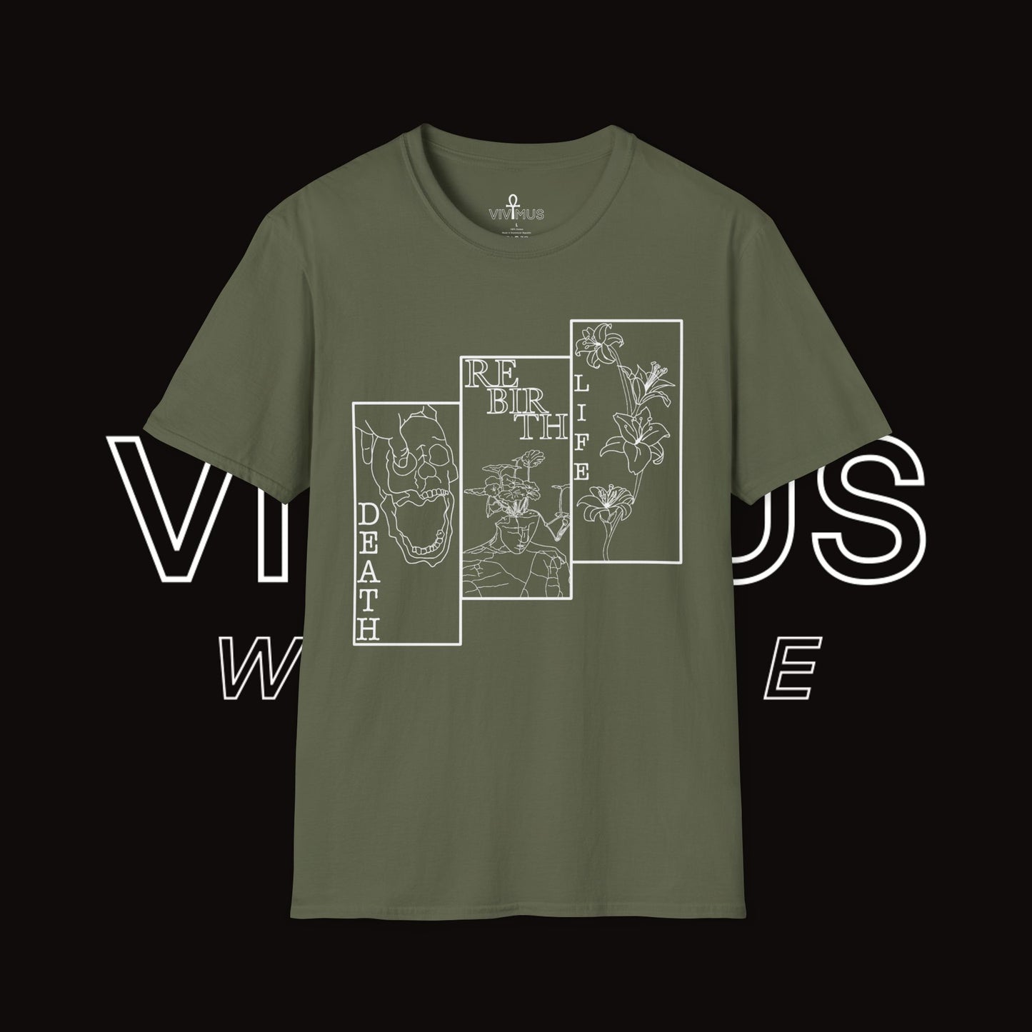 Unisex Soft T-Shirt | Vivimus - Death Rebirth Life